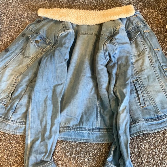 Fuzzy Jean Jacket - Picture 3 of 3